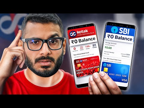 SBI 0 Balance Account Vs Kotak Mahindra Bank 0 Balance Account