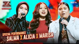 Download lagu Salma X  Alicia X Marisa - Bunga Hati - Gala Live Show 10 - X Factor Indonesia 2024 mp3