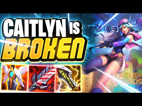 Wild Rift Caitlyn Gameplay | New Champion (Build & Runes)