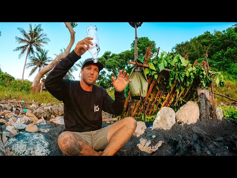 SUPERVIVENCIA EN SOLITARIO (SIN COMIDA, SIN AGUA, SIN REFUGIO) con solo un cuchillo en una isla