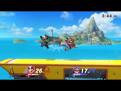 Dr. Mario vs Wario! Good fight.