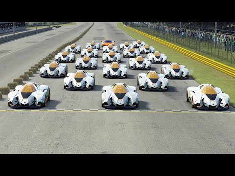 Koenigsegg Jesko Absolut vs Lamborghini Egoista Sports at Monza Full Course