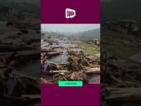 SAN MARTÍN: Huayco y desborde afectaron más de 30 viviendas en Aguas Verdes