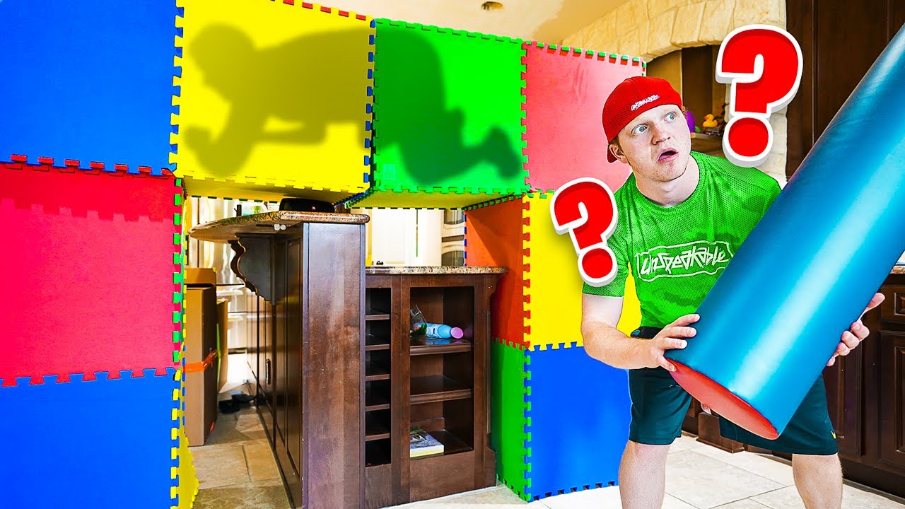 Which BOX Is HE IN? Giant PROP HUNT IRL!