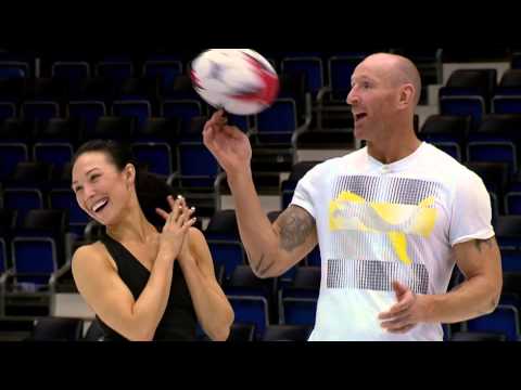 Gareth Loves His Prop The Rugby Ball - Dancing On Ice
