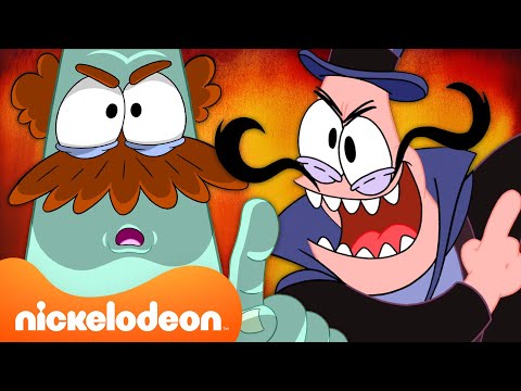 Patrick's Mustache Turns Him EVIL 😱 The Patrick Star Show | Nicktoons