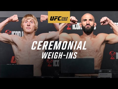 UFC 282: Ceremonial Weigh-In