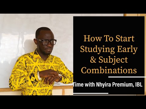 How To Start Studying & Subject Combinations | ICAG | CIMA | CFA | ACCA | Nhyira Premium