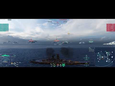 WOWS - T10 Ranked: Yamato devastating shot on Worcester