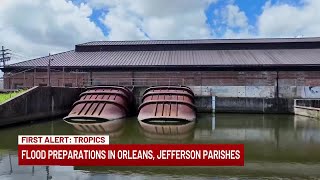 Orleans and Jefferson leaders prepare pumps and drains for heavy rain