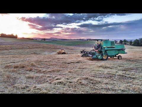 SLC 7200 e Clayson 1530 na colheita de aveia