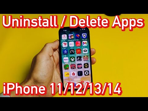 iPhone 11/12/14/14: How to Uninstall / Delete Apps Permanently