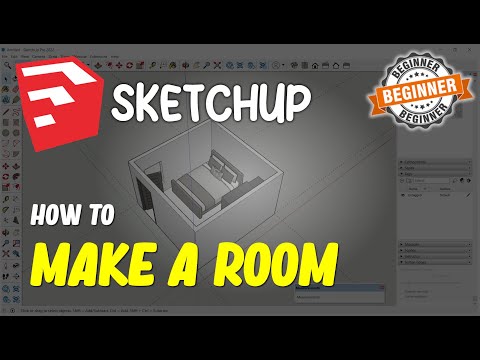 Sketchup How To Make A Room