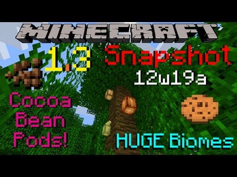 Swimming Bird - Minecraft 1.3 Snapshot: HUGE Biomes, Cocoa Bean Pods, New Sub-Biomes, & Cookies for Everyone!