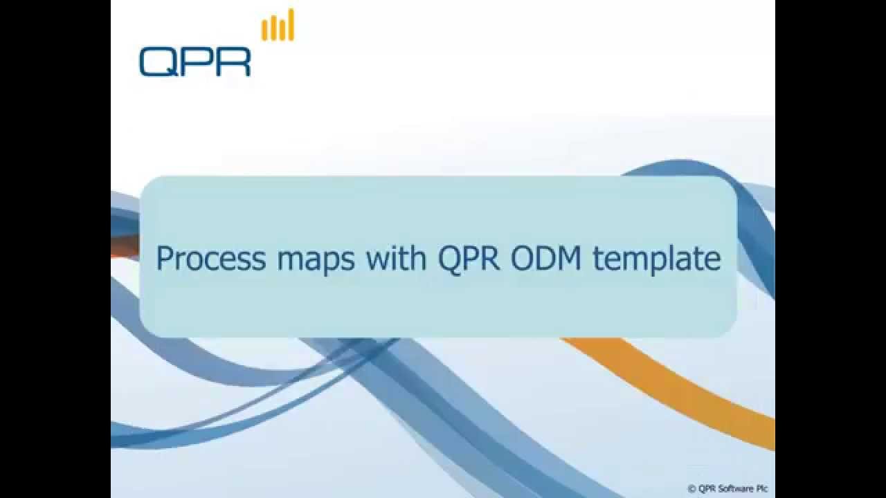 Process Management with QPR ODM Template