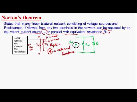 Nortons theorem | Circuits Systems | Lec 24