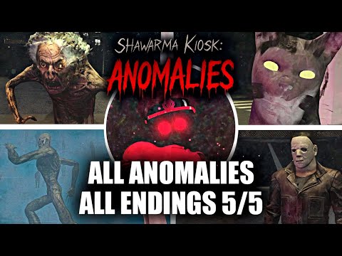 Scary Shawarma Kiosk the ANOMALY - All Anomalies & All Endings (Roblox Showcase)