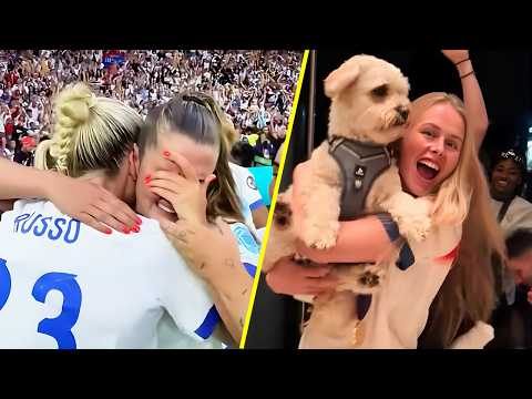 ICONIC & EMOTIONAL 🏆 Lionesses Celebrations from EURO 2025