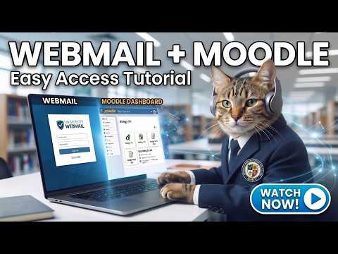 How To Access Webmail Learn Moodle Student Tutorial