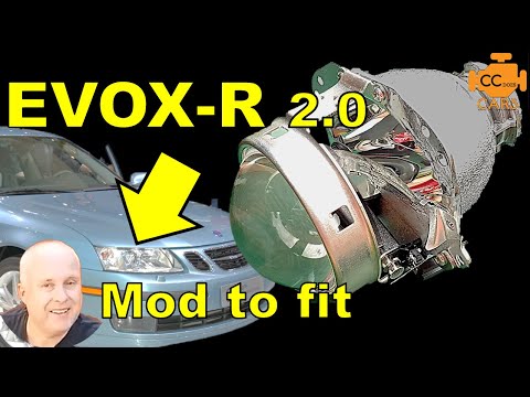 Modding Hella EVOX-R 2.0 Bi-Xenon Projectors to fit Saab 9-3 PART 1