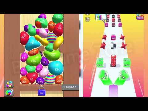 Episode 401 🛑Live - Blob Merge 3D vs Jelly Run 2048 Live | 2048 Merge Games | Play Day Live 🎮✨