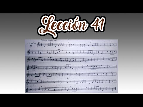 Lección 41 Metodo de Solfeo de Hilarion Eslava - Primera Parte