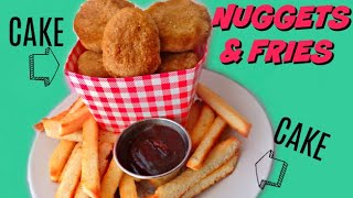 Chicken Nugget &amp; French Fries Cake | April Fools
