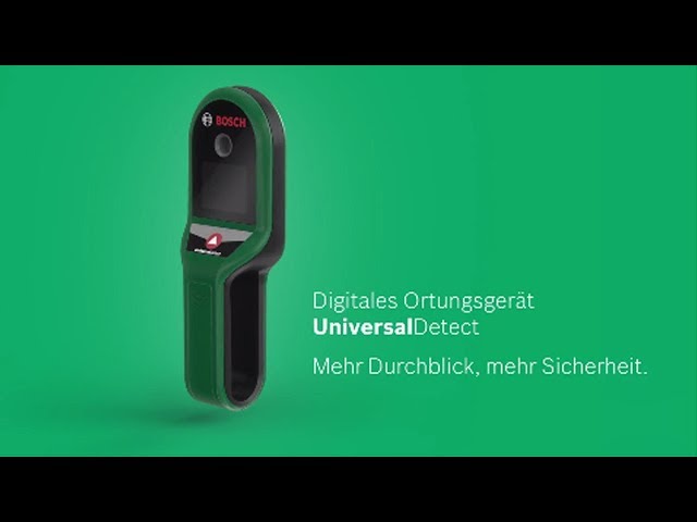 Video teaser for Bosch stellt vor: Das digitale Ortungsgerät UniversalDetect
