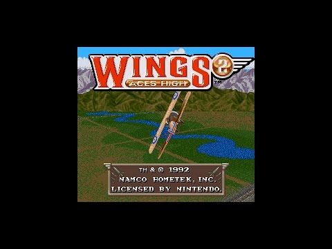 Wings 2: Aces High (SNES 60Hz / US) - Intro / Attract Mode