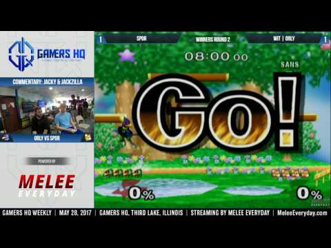 GHQ Weekly [5/28/17] - Spor (Falco) vs. WIT | ORLY (Fox) - SSBM - Winners R1