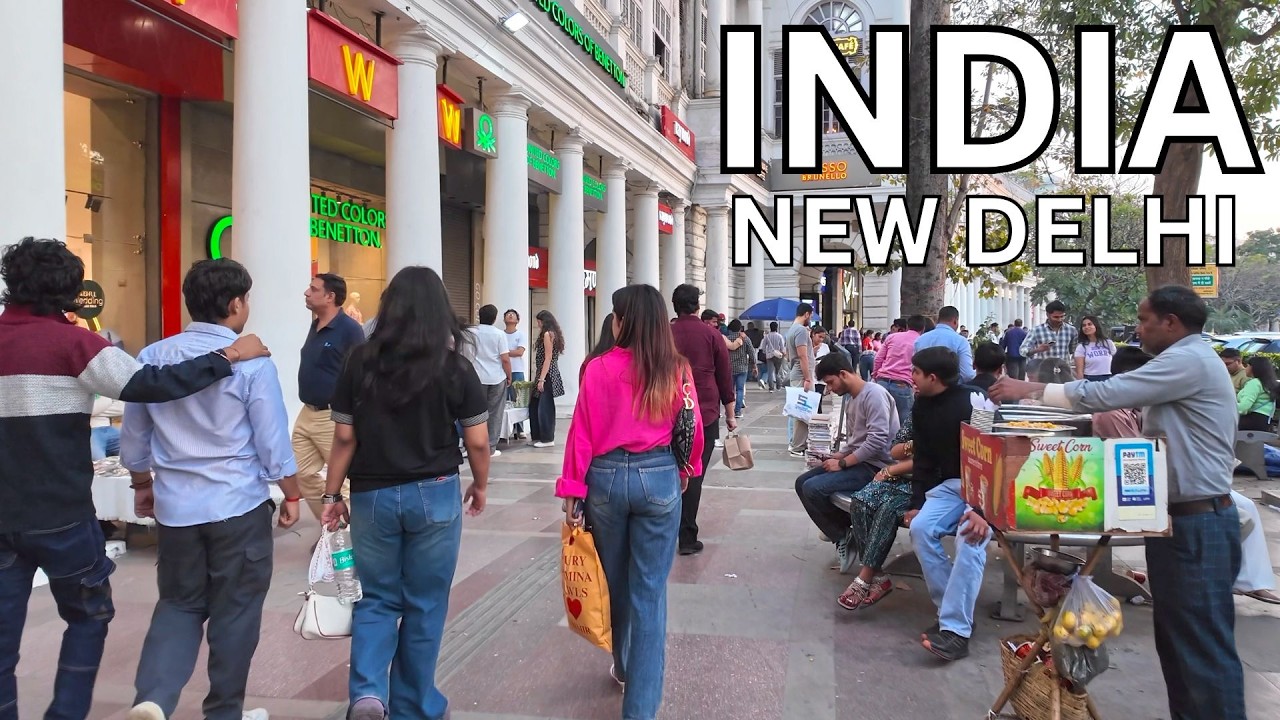 Immersive street-level walking tour through Delhi (Daily Life 2), India, showcasing authentic urban landscapes, local architecture, and the vibrant atmosphere of the city's neighborhoods