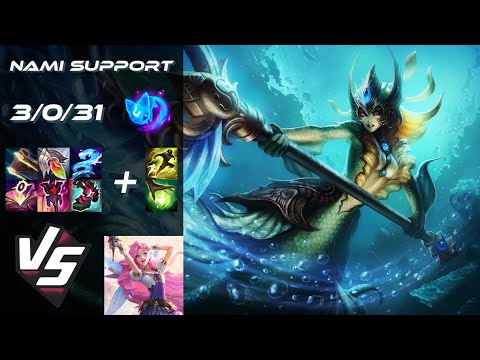 SUPPORT Nami vs Seraphine - EU Grandmaster Patch 25.24