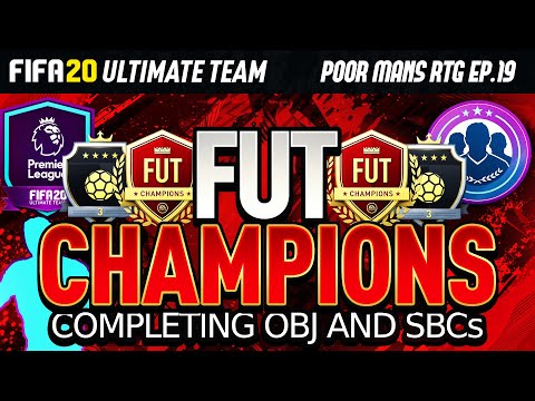 POTM SBC!! STORYLINE OBJECTIVE COMPLETED!! CAN I GET ELITE 3 AGAIN!?!? #FIFA20 POOR MAN'S RTG EP.19