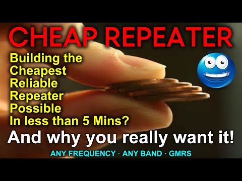 You Can Build The Cheapest Repeater in less than 5 Mins! GMRS/HAM Less Than $100 - Repeater TUTORIAL