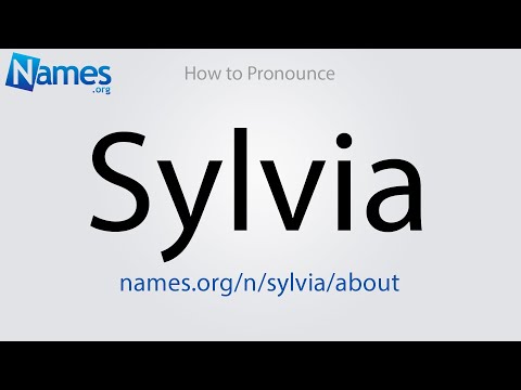 How to Pronounce Sylvia