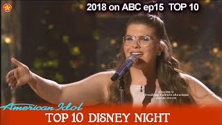 Catie Turner sings Once Upon a Dream TURNS FROM GIRL TO WOMAN Disney Night American Idol 2018 Top 10