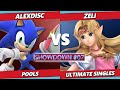 PSKSHOWDOWN #7 - AlexDisC (Sonic) Vs. Zeli (Zelda) Smash Ultimate - SSBU