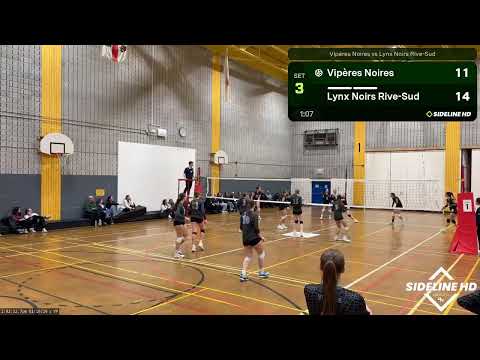 U15F - Vipères Noires vs Lynx Noirs Rive-Sud (2026.01.10)