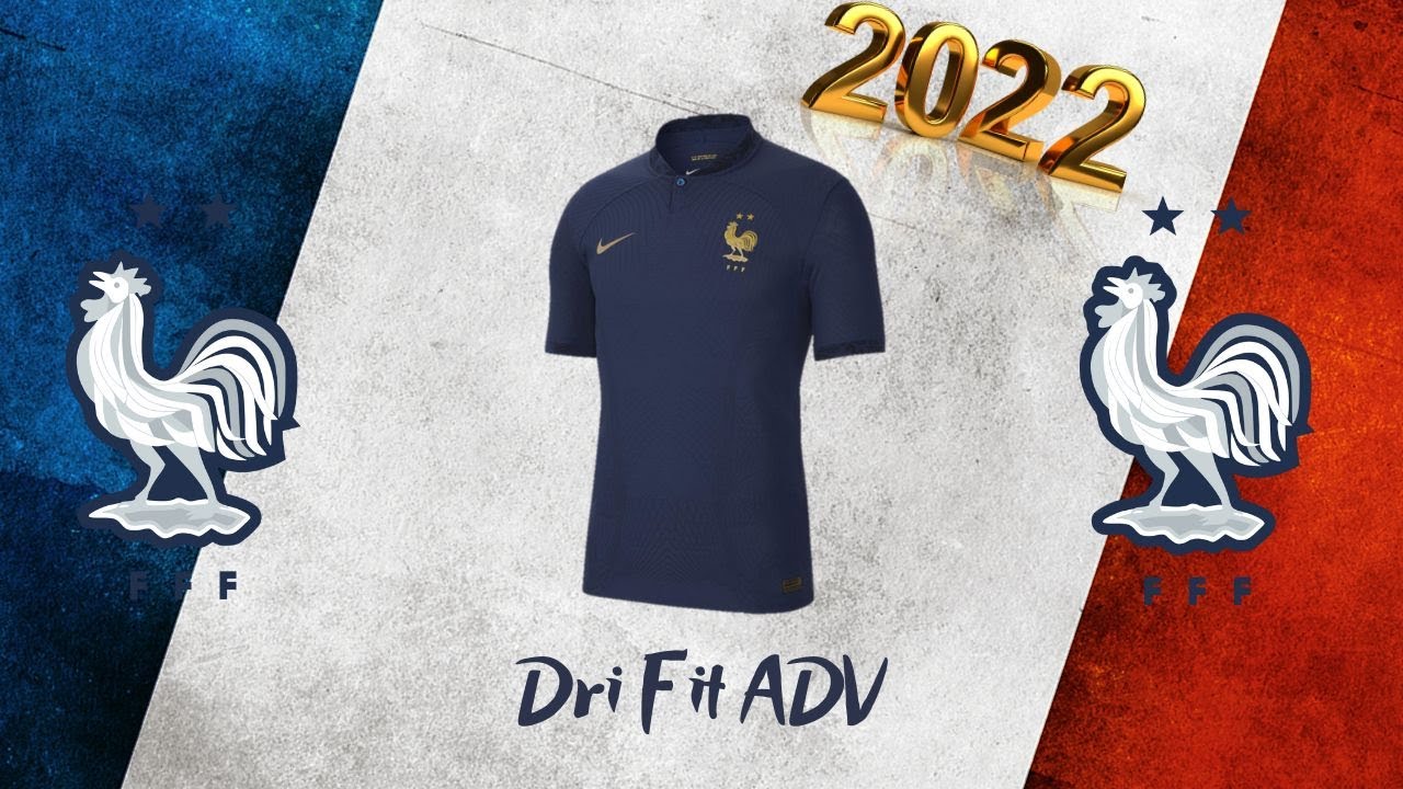 Unboxing Maillot France home Nike 22-23 Player Issue Dri Fit ADV