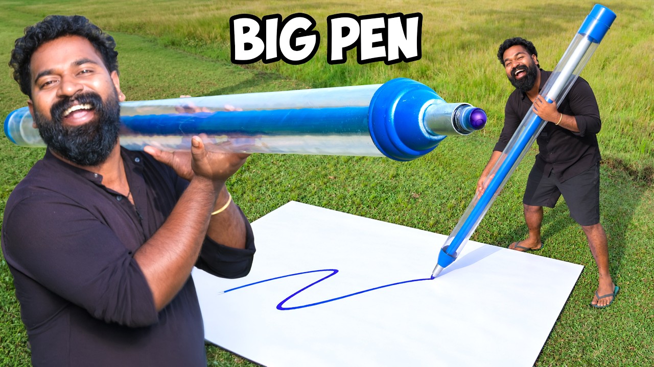 I Made Giant Pen With My Hand | M4 Tech |