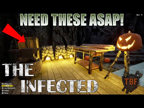 Essential Day 2 needs!  The Infected - Fresh Start S06E02 Cave Build season!