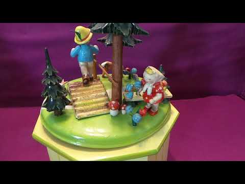 Steinbach uralte Spieluhr Nr.045 - ein seltenes Sammlerstück aus dem Erzgebirge