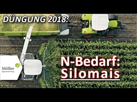 Maisanbau 2019 - Stickstoffbedarfswert vor dem Dünger streuen und Gülle fahren berechnen!