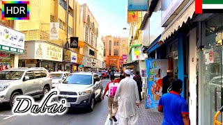 🇦🇪【HDR 4K】Dubai Winter Walk - Al Sabkha District (January, 2022)