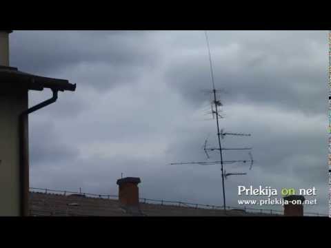 Močan veter v Ljutomeru