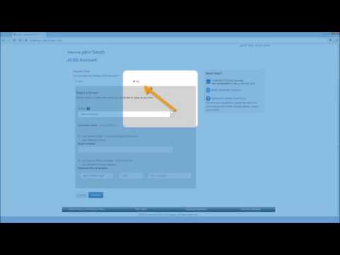Registering a JCSD Account