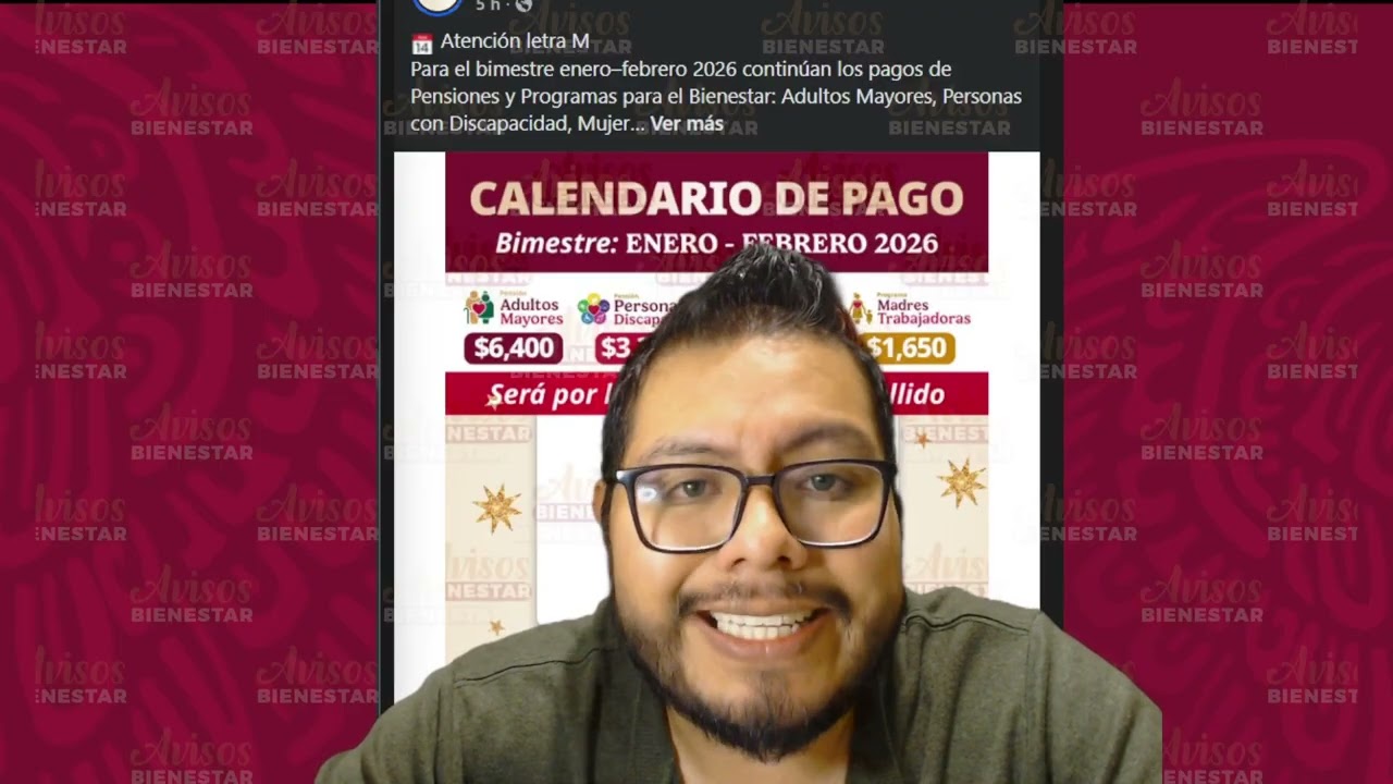 Hoy 16 de enero a esto adultos mayores y mujeres de 60 a 64 años les toca pago pensión bienestar