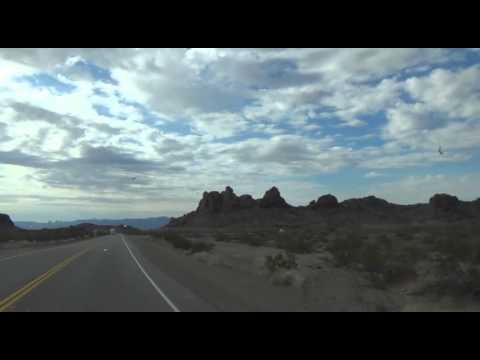 Hwy 95 Arizona to Hwy 62 to Twenty Nine Palms, California