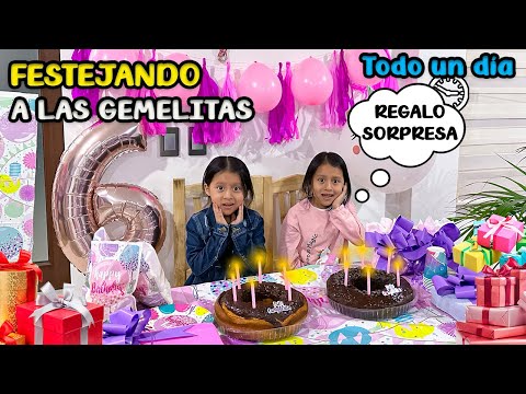 CONSENTIMOS a las GEMELAS TODO UN DÍA por su CUMPLEAÑOS | Daailum
