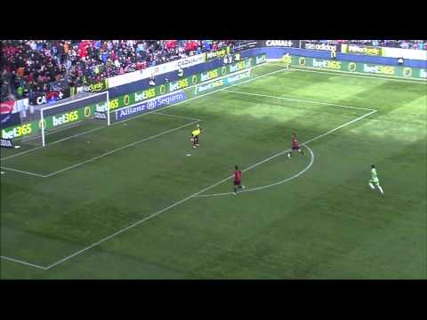Osasuna vs Getafe 2-0 Gol Roberto Torres Jornada 23 2013/2014 - AllGoalsLFP
